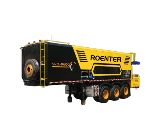 Micro finisseur de revêtement intelligent de type remorque SRO-9600TFC, finisseur de joint à lisier pour l'entretien des routes asphaltées