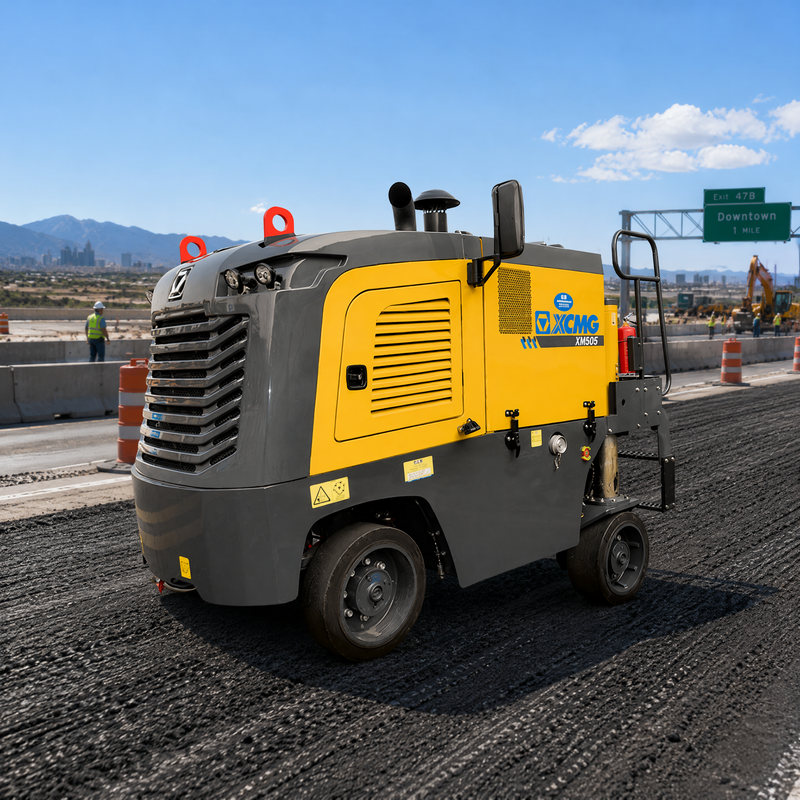 Fraiseuse à asphalte XM505, fraiseuse à froid pour l'entretien routier, pour la réparation de routes urbaines et d'autoroutes