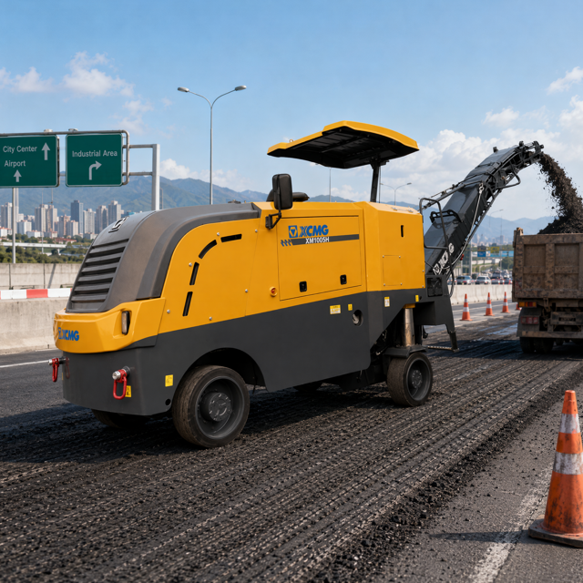 Machine de fraisage à froid XM1005H Largeur 1m Équipement de fraisage routier pour l'entretien des routes